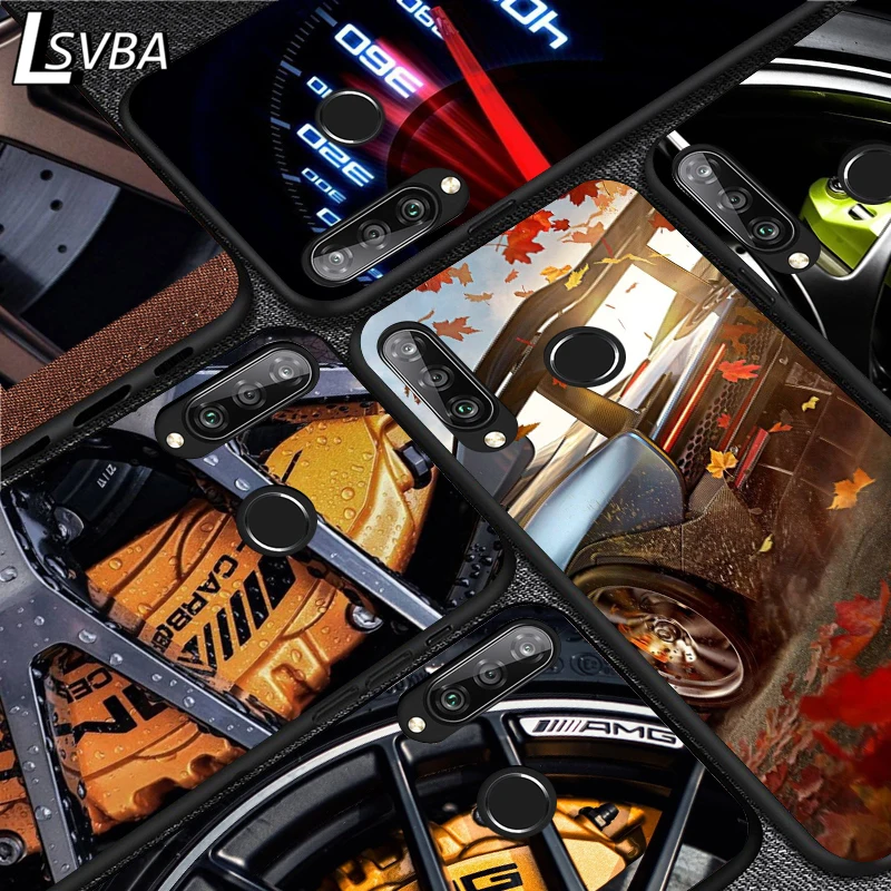 Силиконовый чехол для телефона с изображением спортивных автомобильных шин Huawei