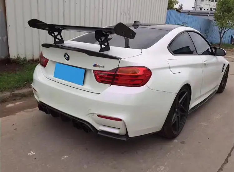 Высокое качество углеродного волокна задний багажник спойлер заднего крыла