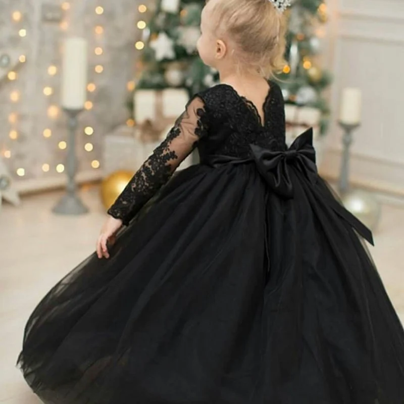Picture style Платья с цветочным рисунком для девочек белое кружевное бра без рукавов для принцессы фатиновое мягкое Тюлевое платье для первого причастия пышные платья для девочек - Цвет: Picture style