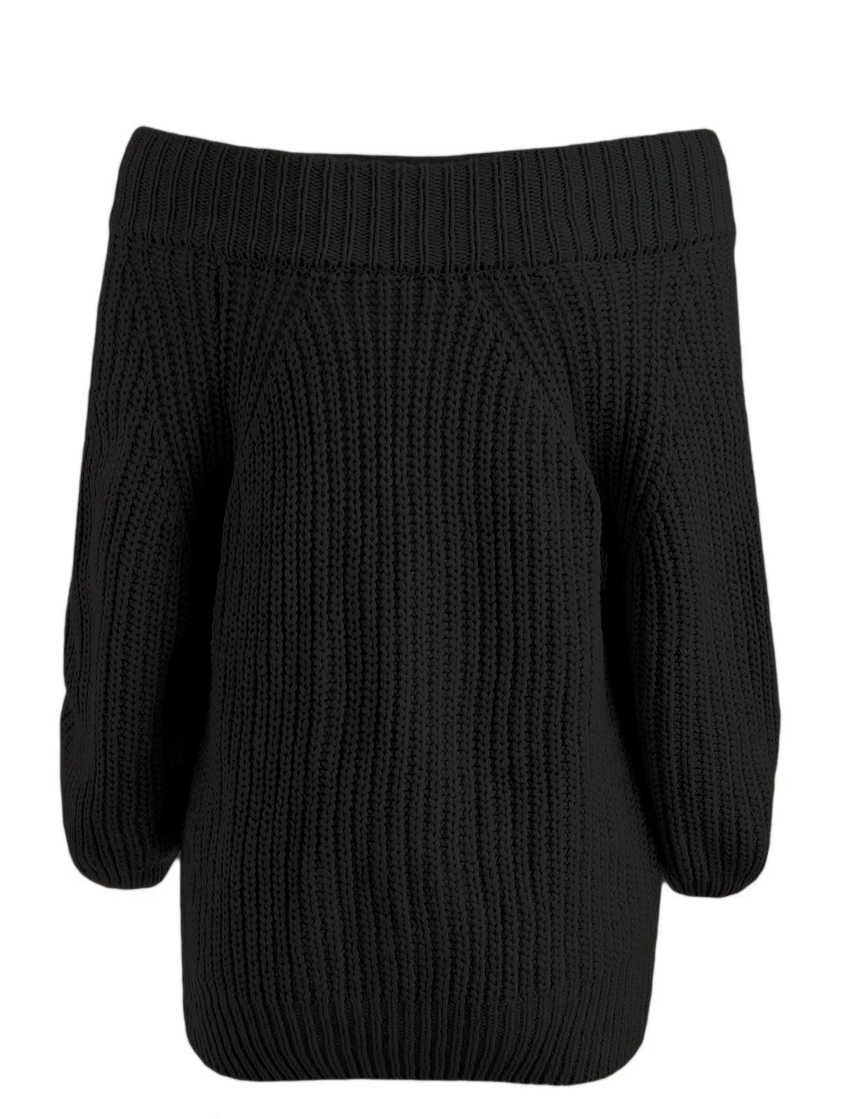 ROSEGAL простой женский свитер с открытыми плечами, рукав реглан, повседневные однотонные свитера, сексуальная женская одежда, пуловеры, Осень-зима