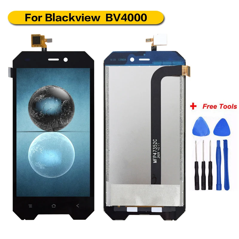 ЖК дисплей и тачскрин для Blackview BV4000 4 7 дюйма 100% испытанный дигитайзер в сборе без