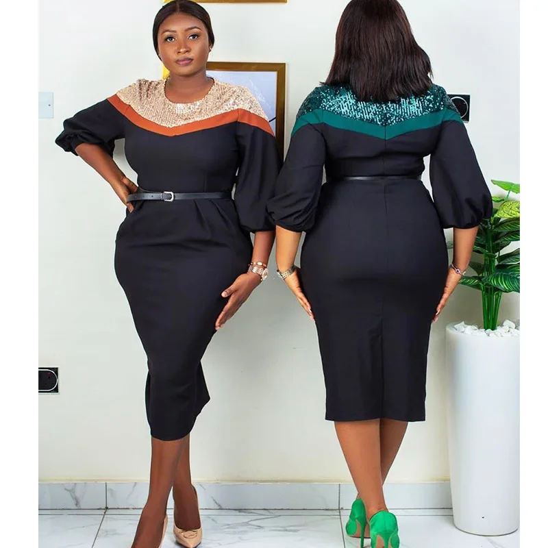 Новое модное Африканское платье миди для женщин 2021 африканская одежда с