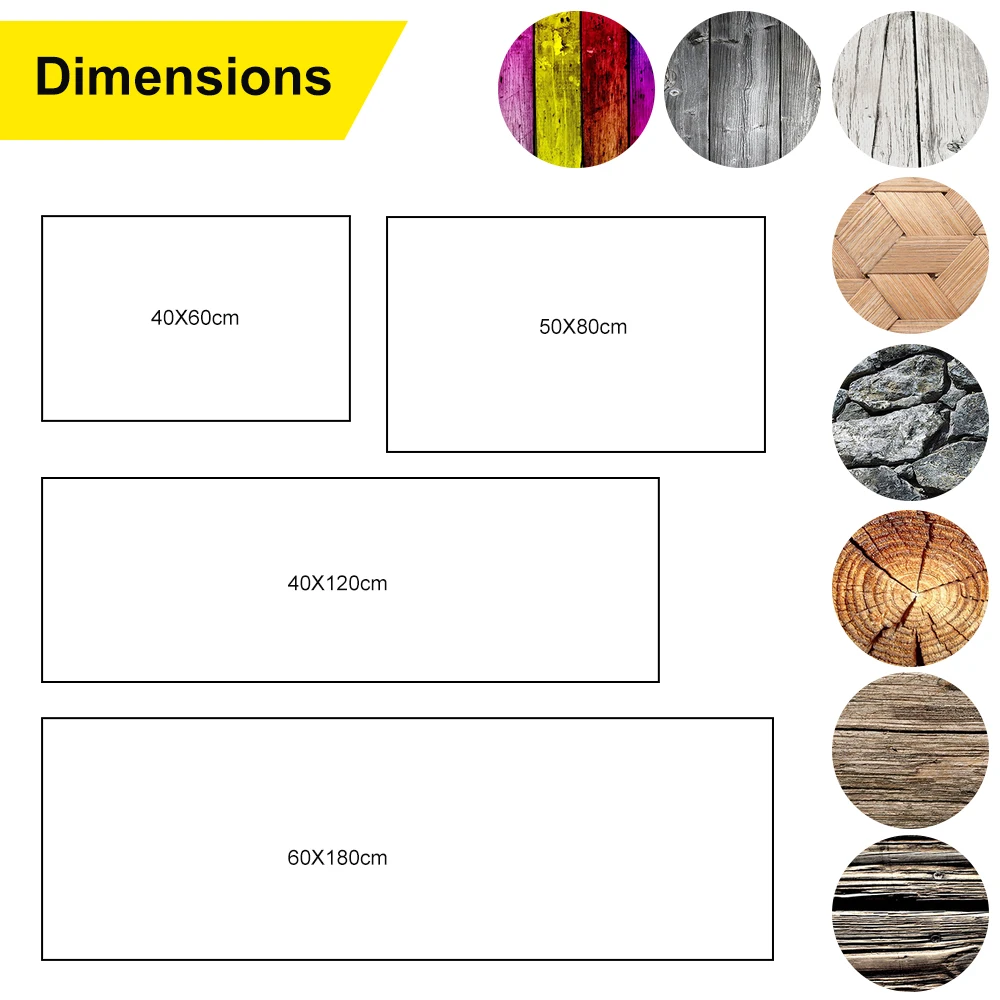 1 шт. кухонный ковер коврик с изображением древесины нескользящий напольный для