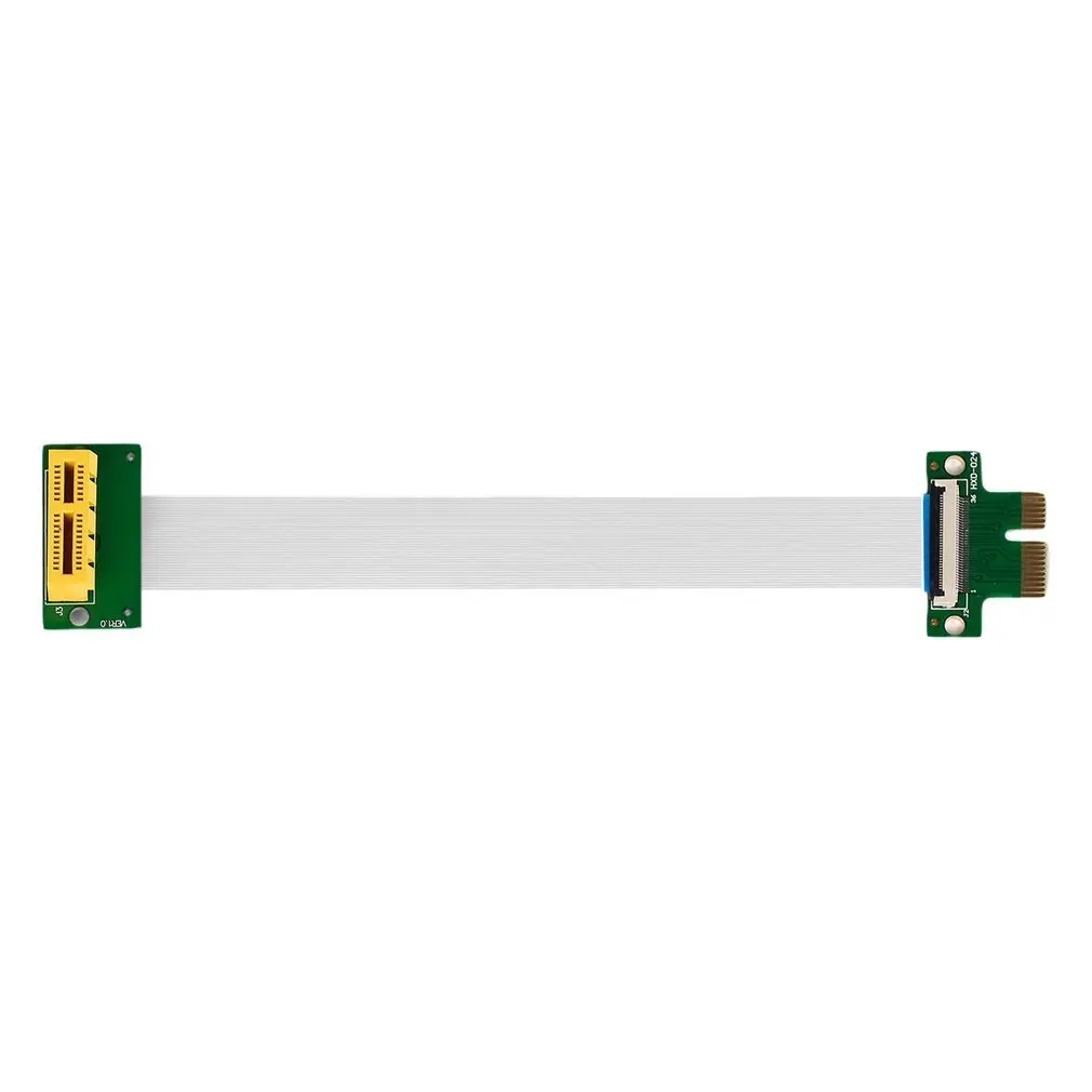

New PCI-E Express 1X Riser Extension Single Slot High Speed Cable With Power Digital Hot Promotion
