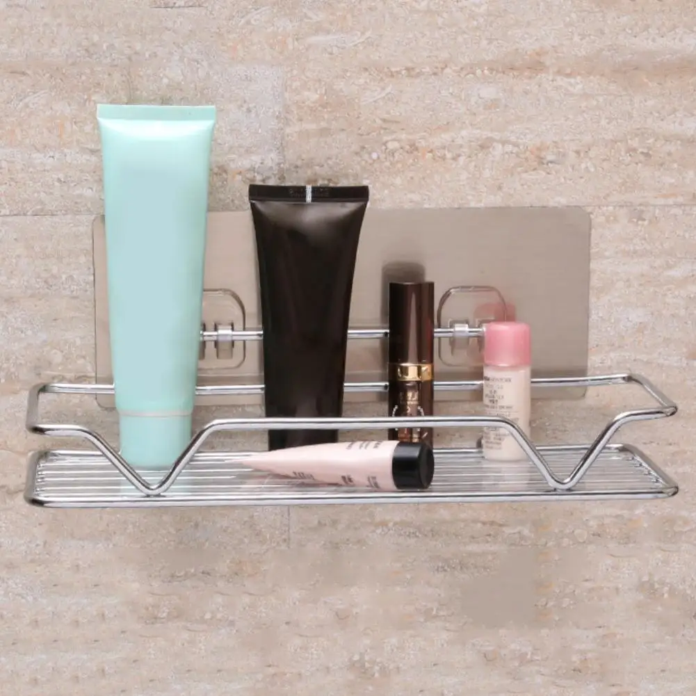 Настенный клей из нержавеющей стали без сверления|Полки для ванной| |