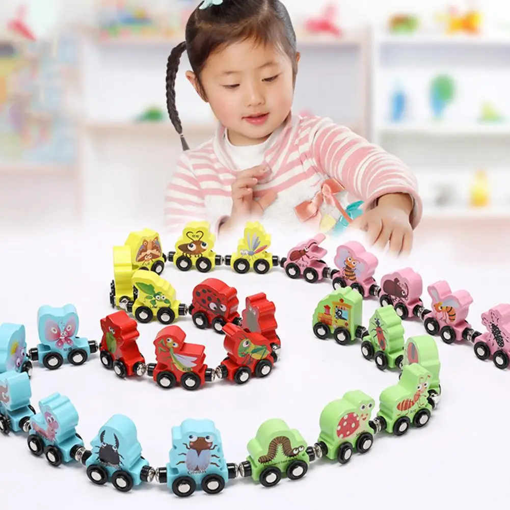 27 шт./компл. магнитная игрушка-поезд с цифрами алфавита магнитные подарки для