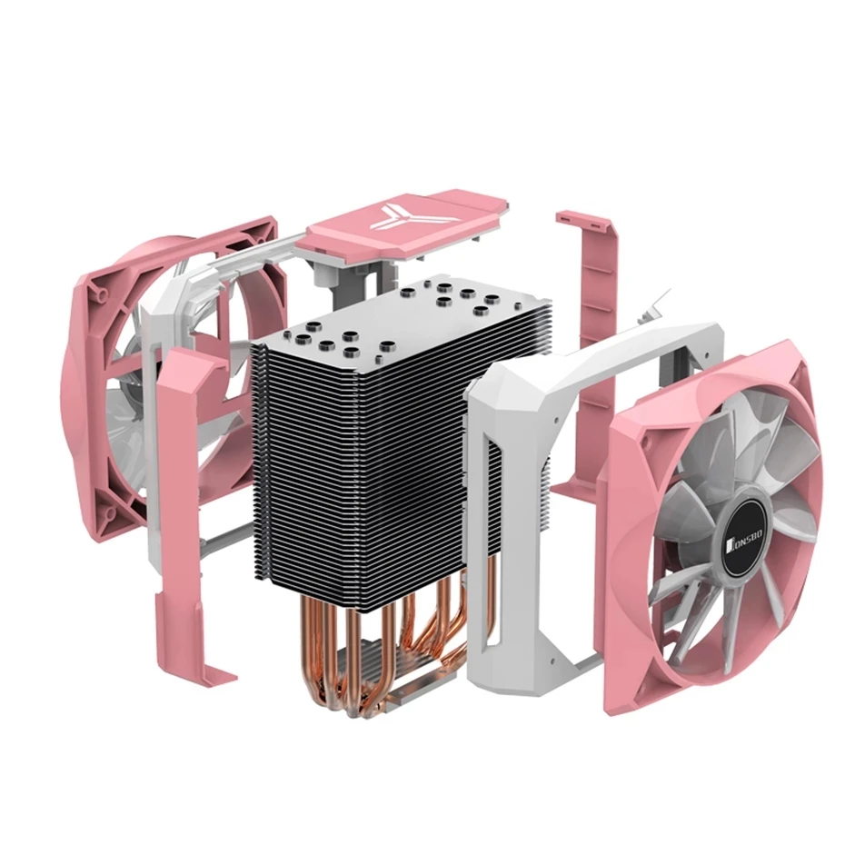 JONSBO CR-1100 5V 3pin ARGB/6 heat pipe tower CPU cooler/with dual 12cm fans/CPU cooling for Intel 775 115X AMD AM4 enlarge