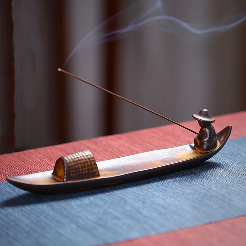 Керамическая курильница MetosiLife для рыбалки пожилых людей держатель палочек