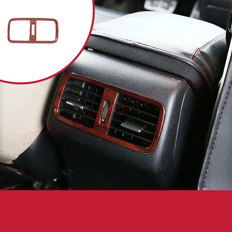 

Красная рамка для вентиляционного отверстия с отделкой под дерево для Honda CRV CR-V 2012-2016
