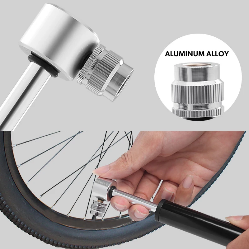 Горячий 1 набор мини велосипед насос портативный алюминиевый сплав