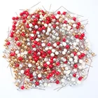 100 шт., декоративные пластиковые жемчужные ягоды, 12 мм