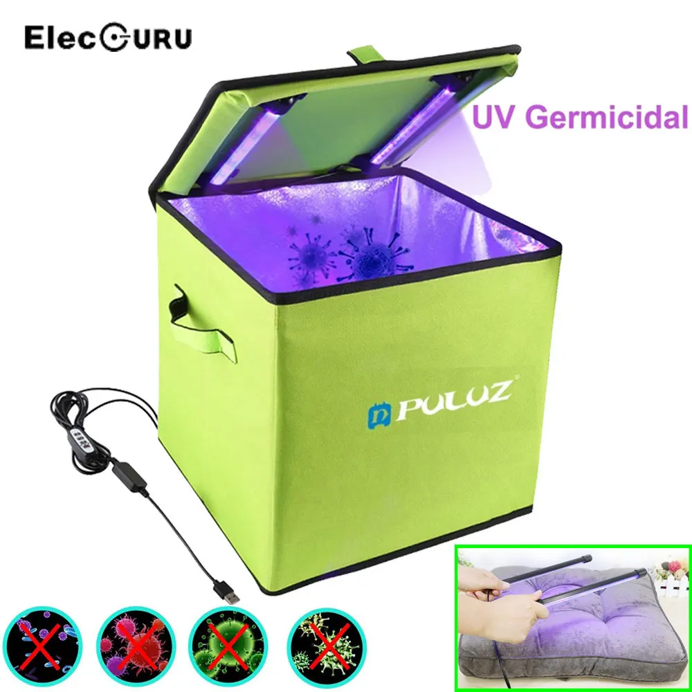 Вместительная УФ дезинфекционная коробка для маски одежды сотового телефона