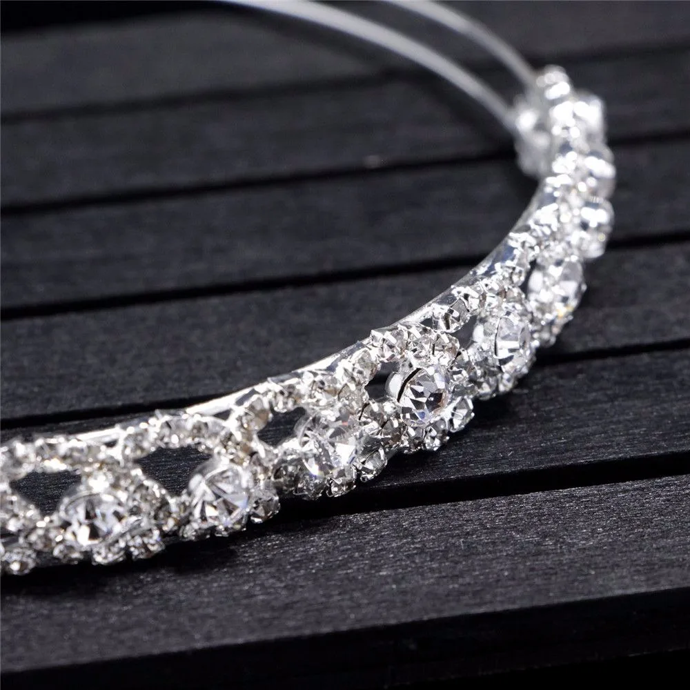 1 шт. ЖЕНСКИЕ НАРЯДНЫЕ свадебные Коронки диадемы головной убор Стразы невесты