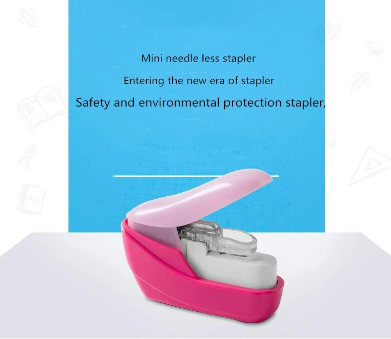 Без гвоздей без скоб машина для скрепления Мини Милая книга степлер степлера