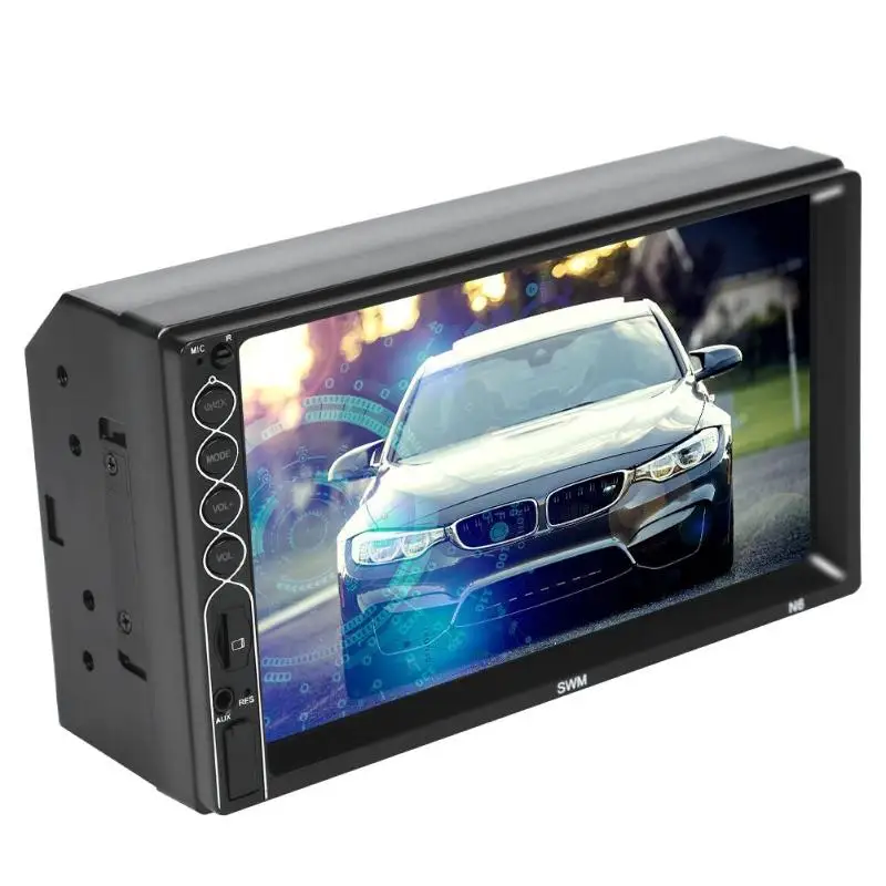 Автомагнитола 2 DIN SWM N6 MP5 плеер с 7 дюймовым сенсорным экраном Bluetooth USB AUX FM камерой