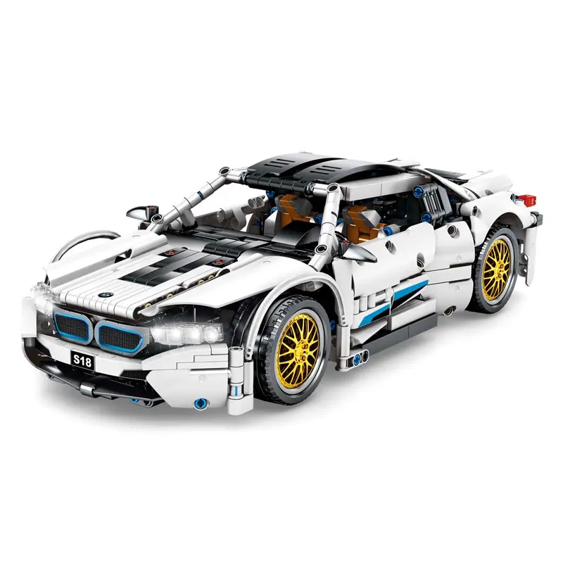 Суперскоростная спортивная гоночная модель автомобиля I8 в масштабе 1:14 белая