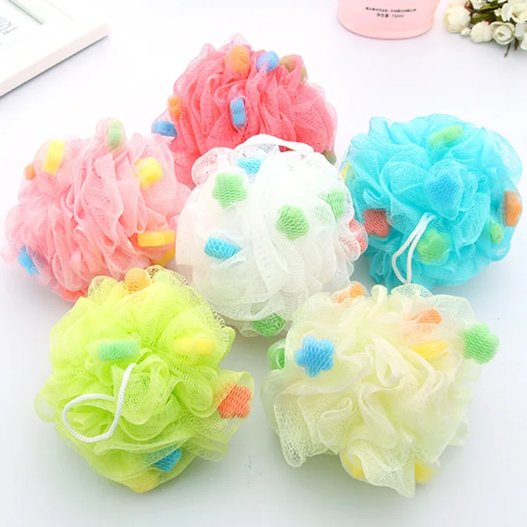 

Soft Large Color Sponge Bath Ball Shower Flower Bath Foam Net Bath Ball