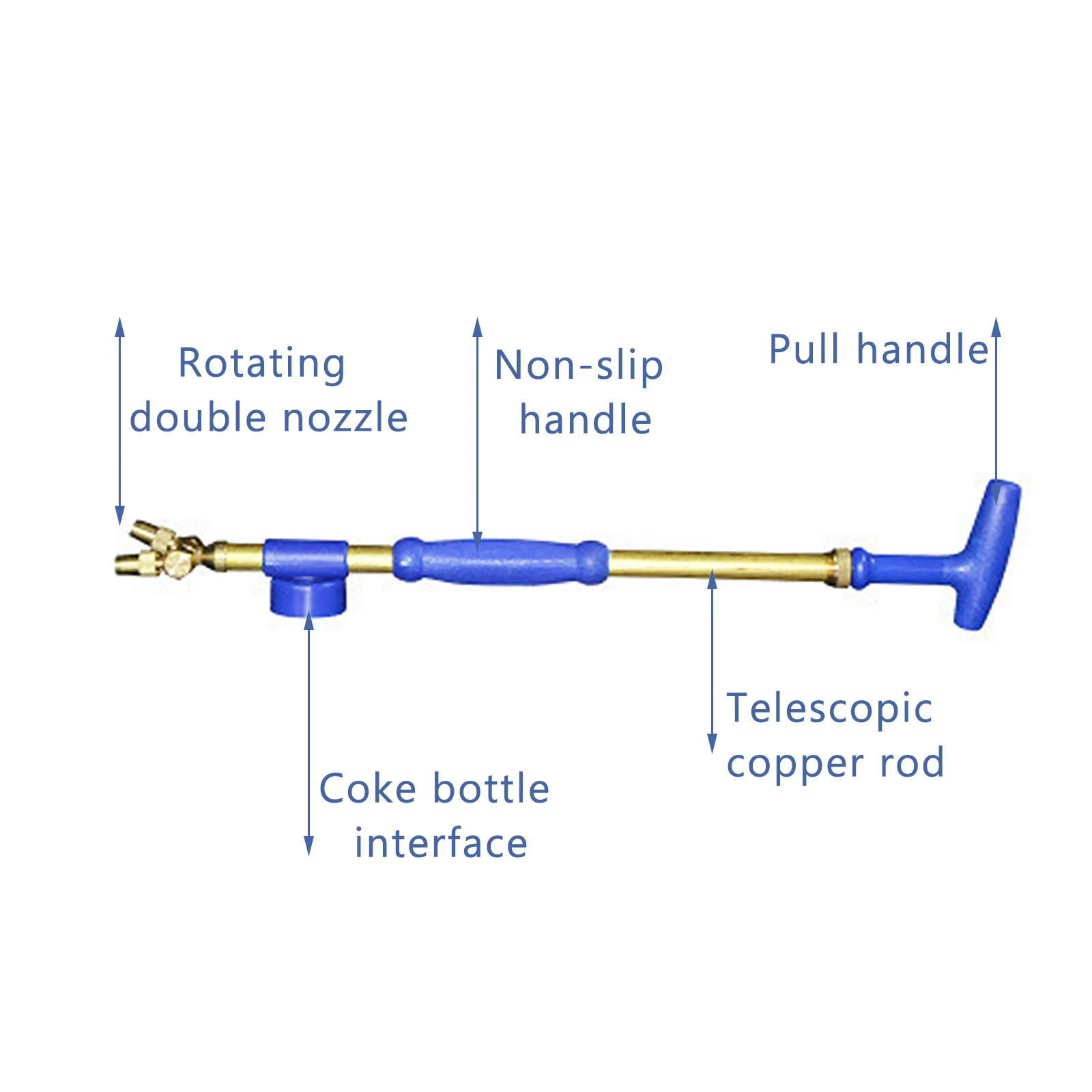 

Pneumatic Type Small Double Head Beverage Bottle Spray Water Container Handheld Beverage Beverage Bottle Garden Watering Sprayer