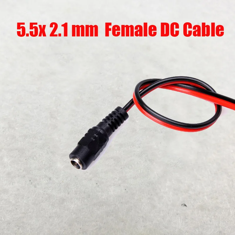 100 шт. DC12V Питание кабель женский мужской разъем & видеонаблюдения Камера