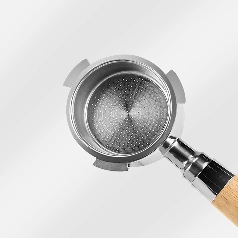 Домашняя кофемашина для эспрессо с деревянной ручкой DeLonghi фильтр из нержавеющей
