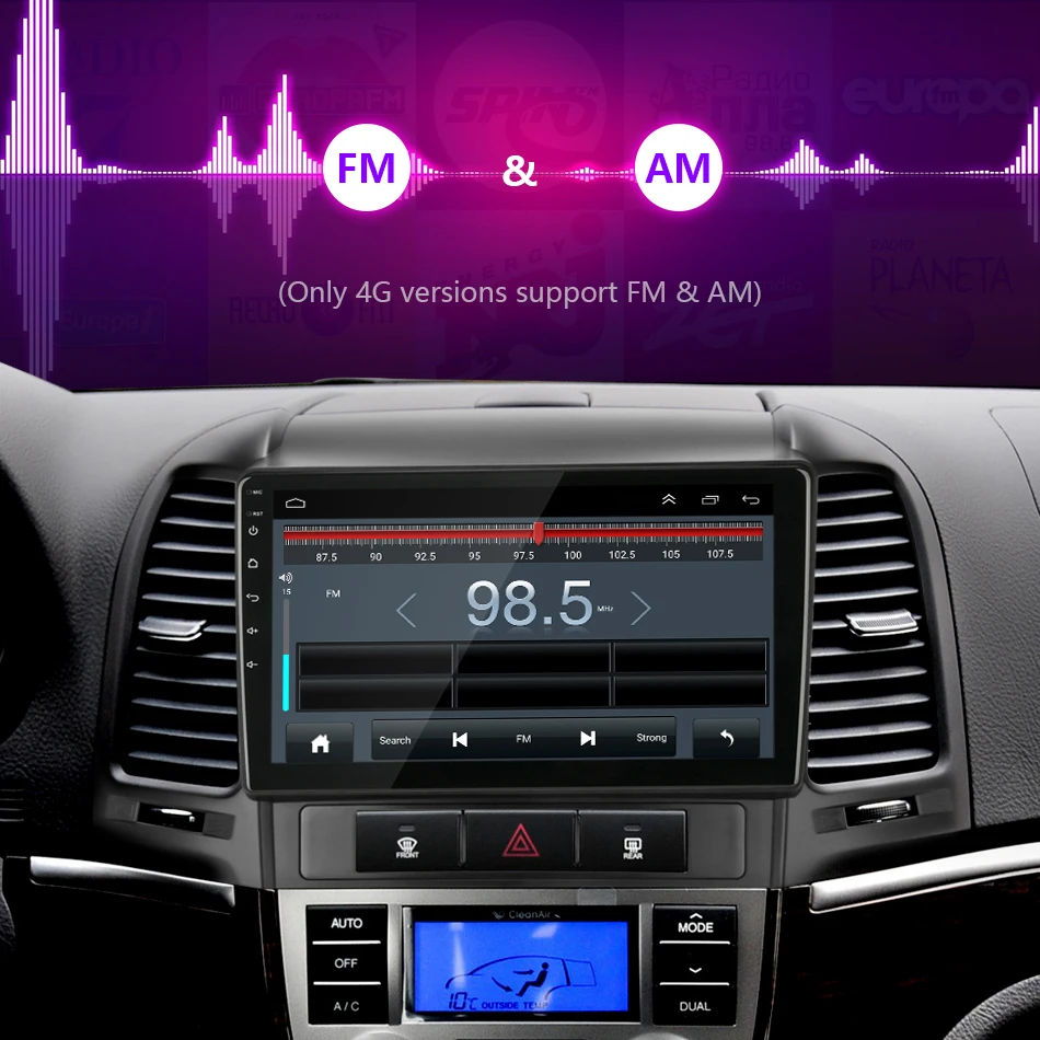 Android 8,1 " 2din Автомагнитола для hyundai Santa Fe 2 2006-2012 2+ 32G RDS DSP Мультимедиа Стерео Аудио плеер gps головное устройство 2 DIN