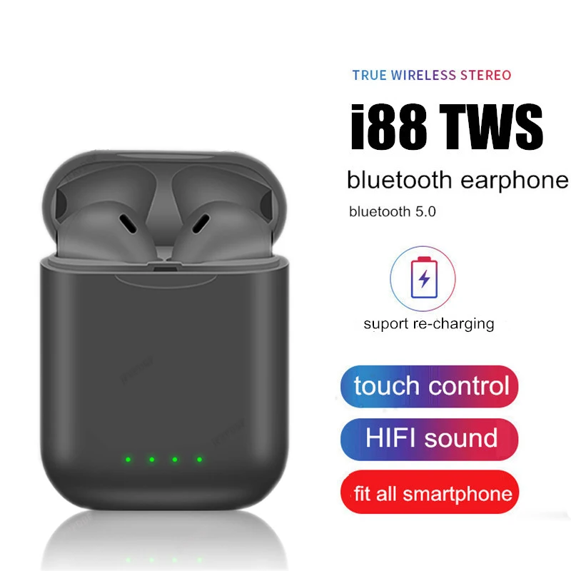I88 TWS 5 0 беспроводные наушники Blutooth мини сенсорные стерео гарнитура PK i80