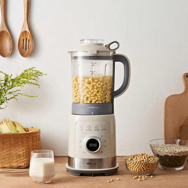 

220V Electric Multifunctional Juicer With Heating Function Automatic Soybean Milk Blender 1.5L Food Juicer EU/UK/AU/US