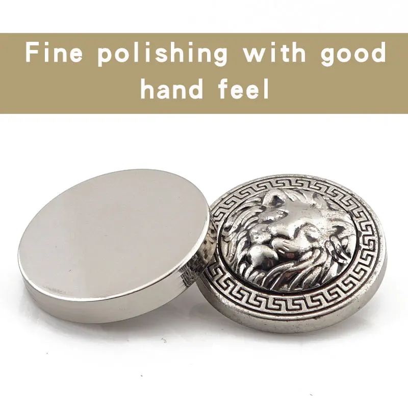 Пуговицы для пальто круглая металлическая кашемировая Двусторонняя шерстяная