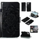 Кожаный чехол-книжка с 3D цветком для iPhone XS Max 8 7 Plus 13 12 11 Mini Pro Max X R SE 2020