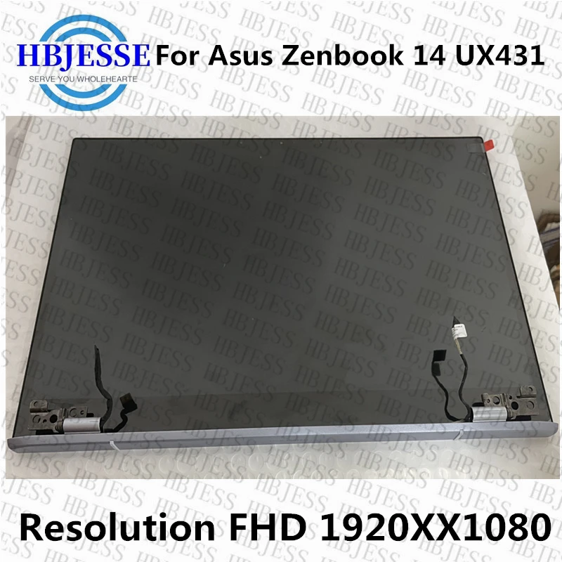 14-дюймовый ЖК-экран для ноутбука в сборе, полные части для Asus Zenbook 14 UX431FA UX431 UX431F FHD 1920X1080