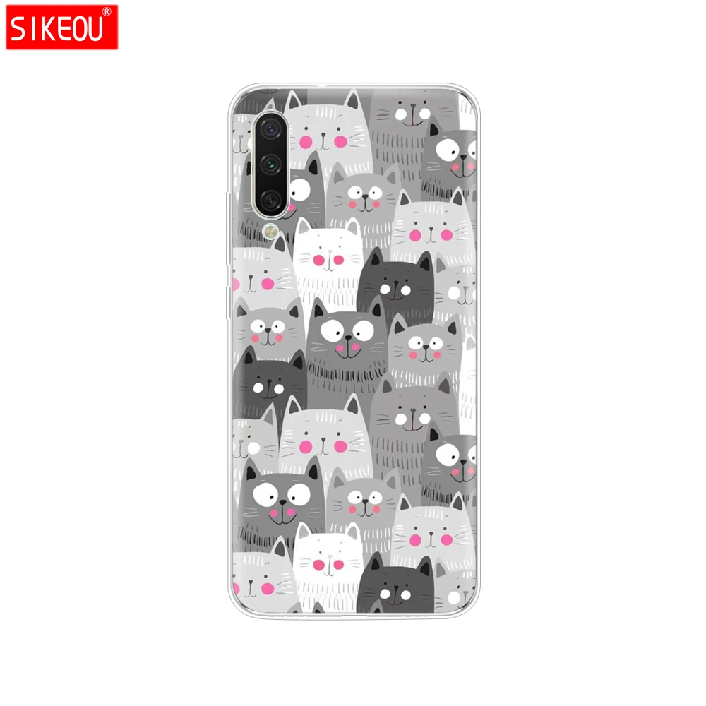 34165 Силиконовый чехол для Xiaomi mi A3, чехол с полной защитой, мягкая задняя крышка из ТПУ, чехол для телефона s для Xio mi A3, бампер, чехол, тигр, цветок - Цвет: 34165