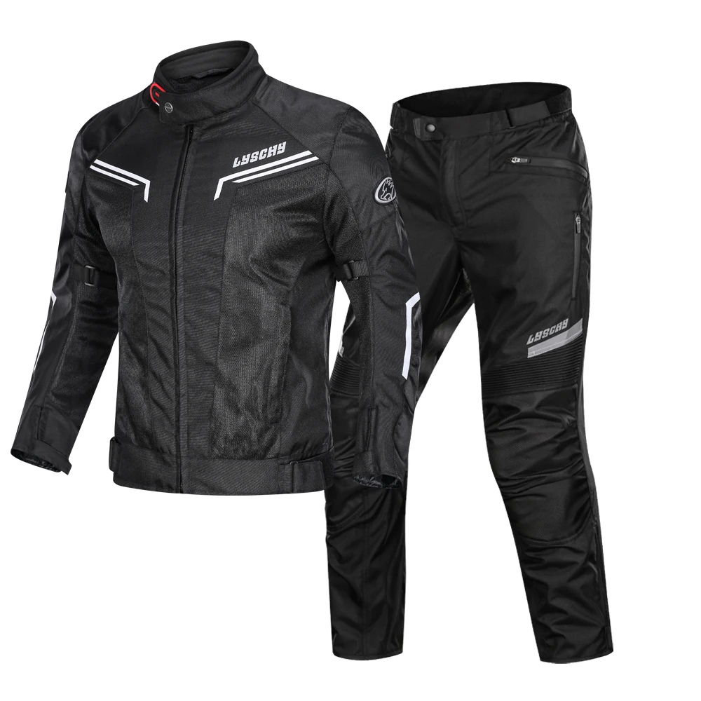 Летняя мотоциклетная куртка LYSCHY 2020 Мужская дышащая Chaqueta сетчатая для езды на