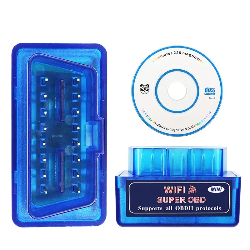 OBD2 ELM327 V1.5 WIFI OBDII считыватель кодов Супер Мини ELM 327 стандартный диагностический