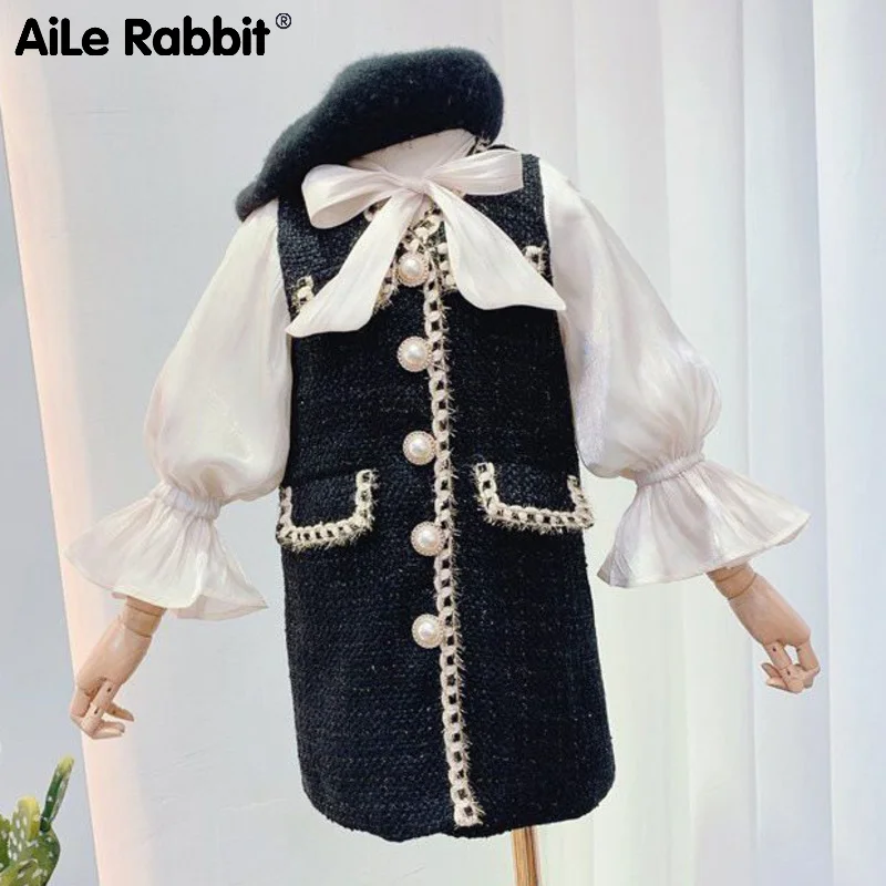 

Детское лоскутное платье с бантом, на возраст 2-7 лет