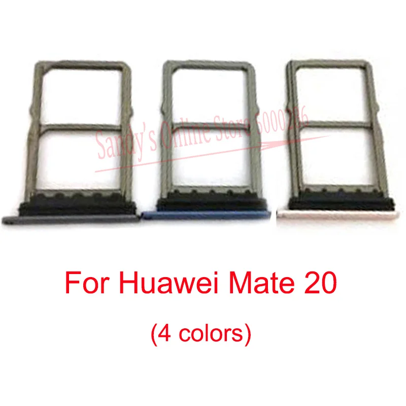 Лоток для Micro Sim-карт Huawei Mate 20 Mate20 держатель слота чтения Сменные запасные части |