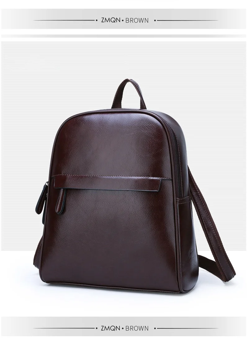 ZMQN, винтажный кожаный женский рюкзак,, Mochila Feminina, Большой Вместительный рюкзак, школьные сумки для девочек-подростков, сумка для женщин C130