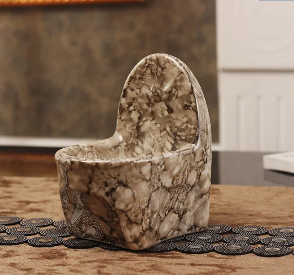 Мраморная керамическая Коробка для мыла дренажный креативный туалет гостиница