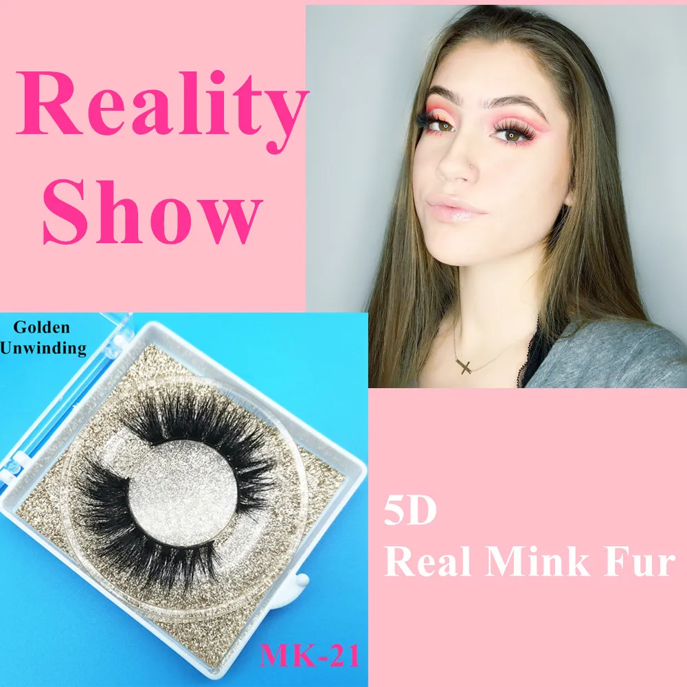 Золотистые размоточные искусственные 3d норковые ресницы 18 мм модель с