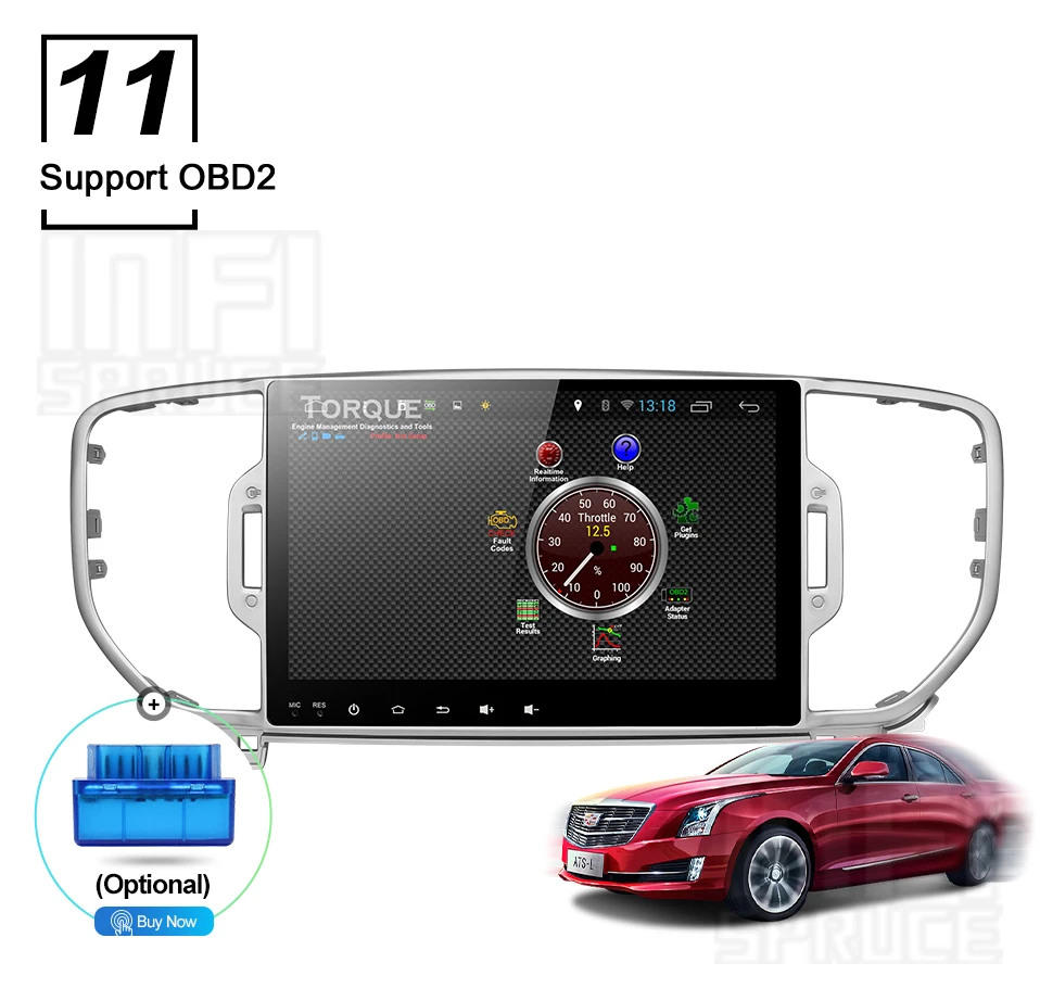 32G автомобильный dvd для KIA sportage kx5 с автомагнитолой стерео Мультимедийный Плеер навигация Android 9,0 wifi медиаплеер