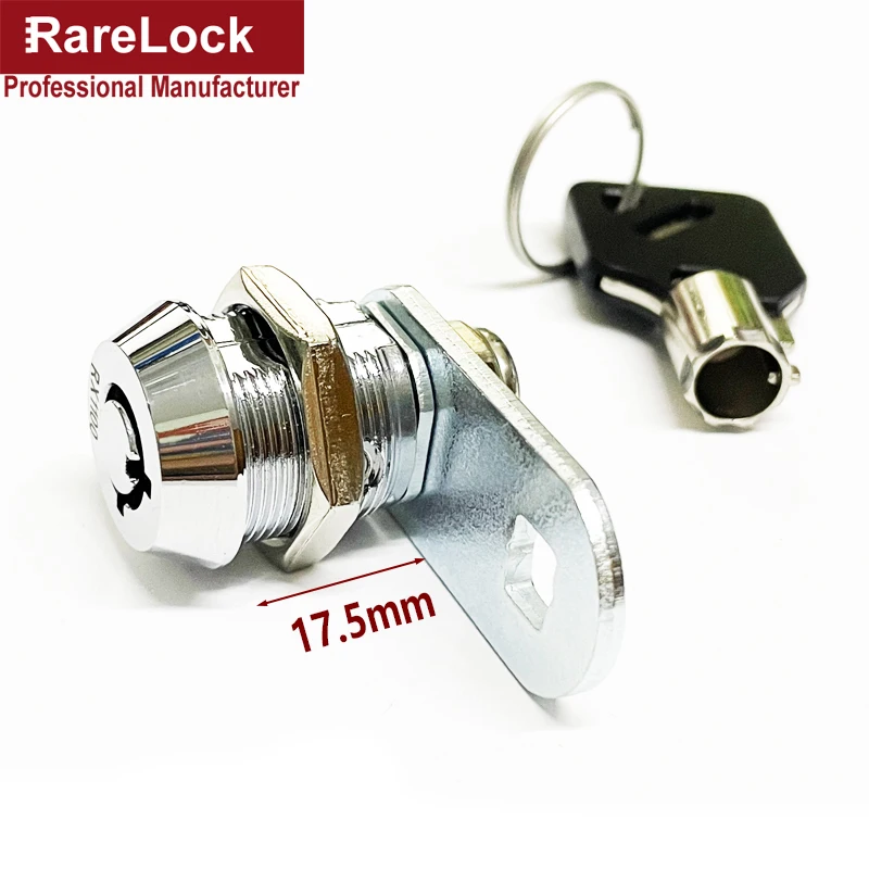 Tubular Cam Lock Two Key-way The Key Can Be Removed After Turning Rotation for Vending Machine Cabinet RareLock 1001AS H | Обустройство