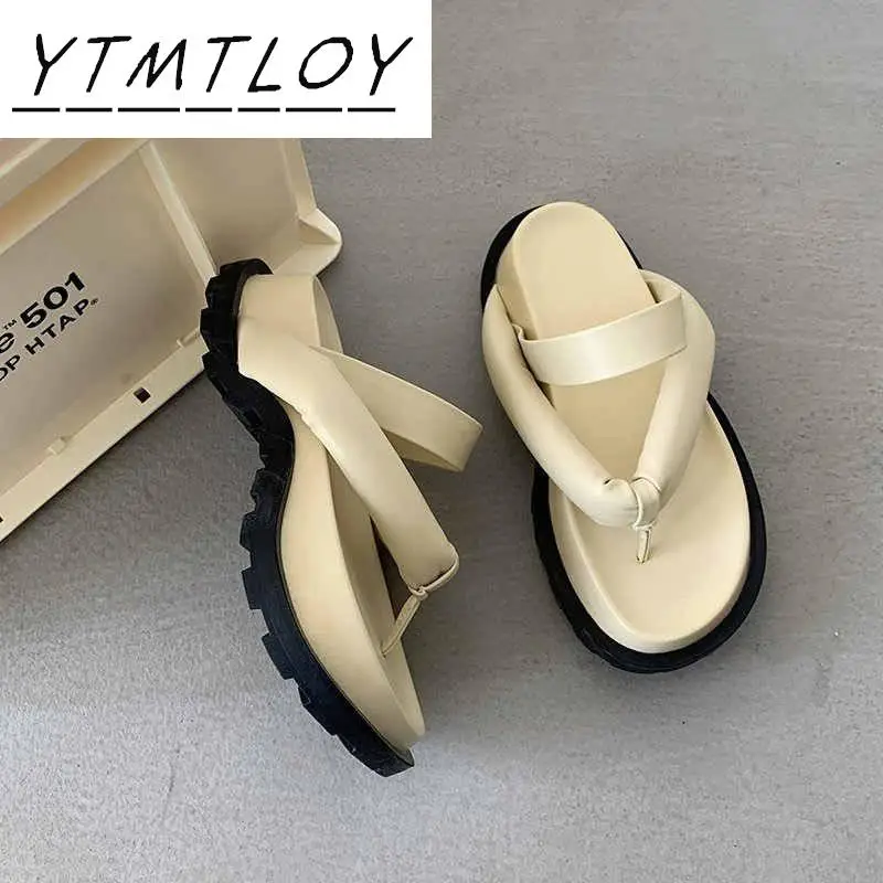 Шлепанцы женские для пляжа сандалии отдыха с пряжкой розовые лето 2021 | Обувь