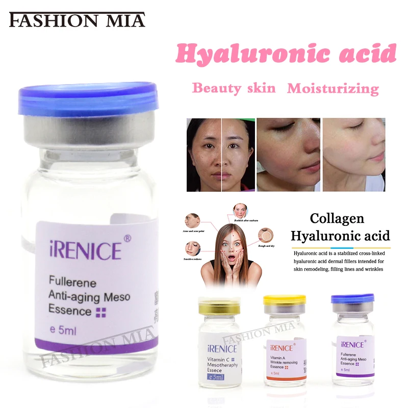 5 мл сыворотка для мезотерапии с перекрестной гиалуроновой кислотой чистая