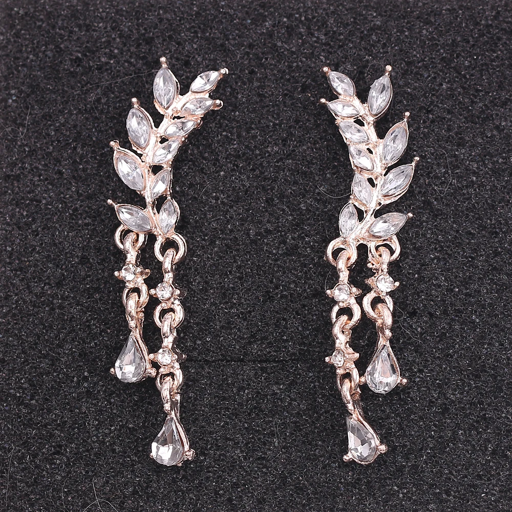 Новые женские серьги в виде длинных кристаллов|Серьги-подвески| |