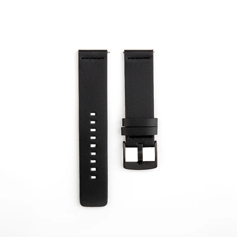 24mm 18mm 20mm Quick Release Genuine Leather Watch Band for Samsung galaxy watch 3 45mm Gear S3 Strap 46mm 22mm