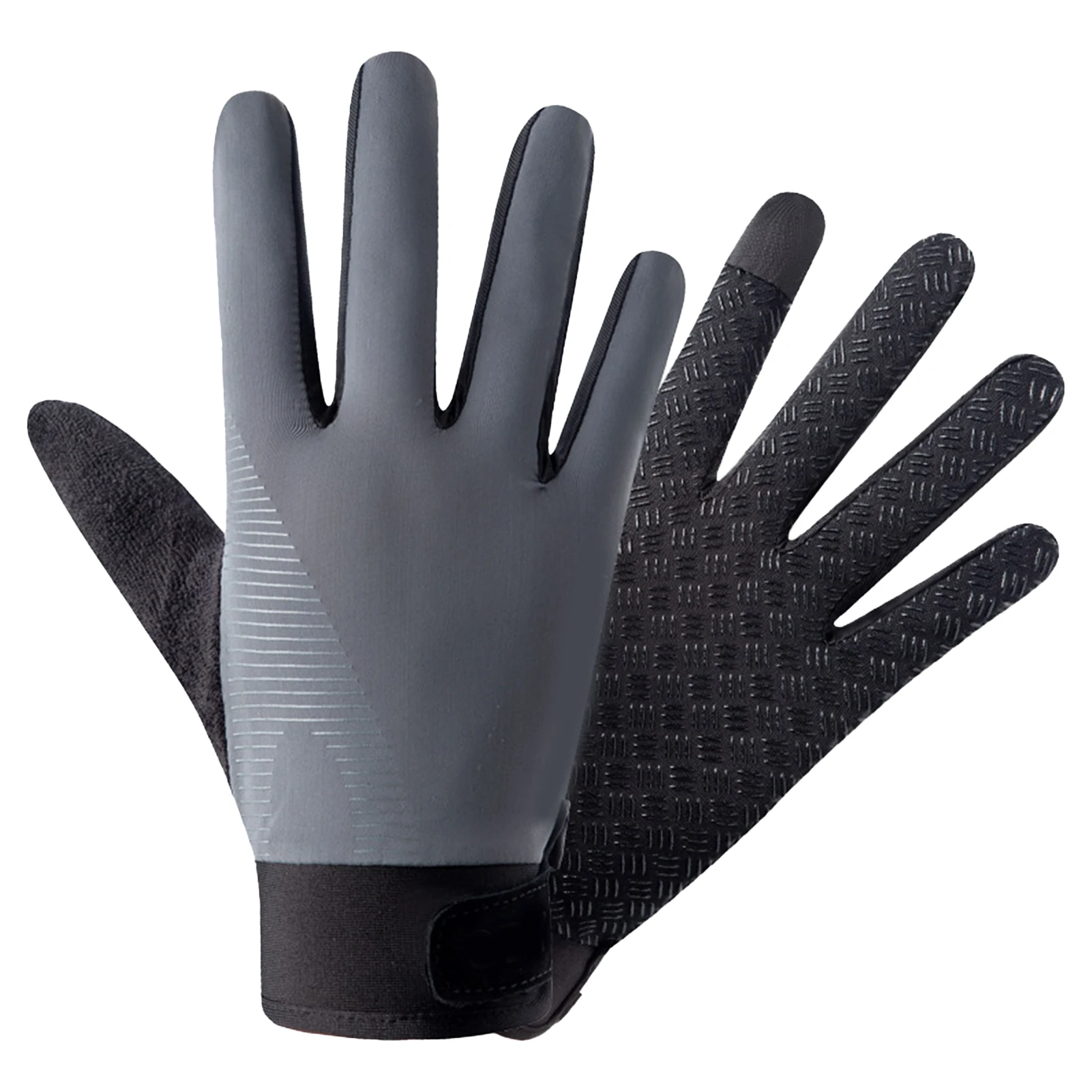 1 Pair Winter Gloves for Women Men Outdoor Warm Ice Silk Wrist Mittens Unisex Non-slip Touch Screen handschoenen | Аксессуары для