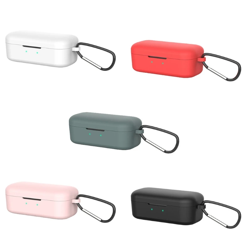 

Soft Silicone Earphone Case Cover for Qcy T5 Earbuds Shockproof Protective Bag