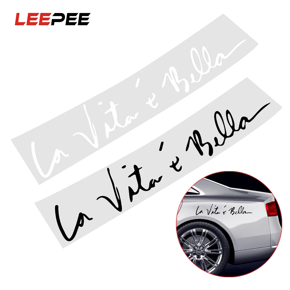 LEEPEE наклейки на тело автомобиля жизнь красивое украшение DIY Авто Наклейка для