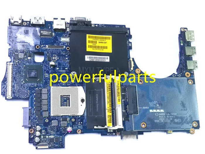 Новинка 100% материнская плата для dell precразрез M4700 модель QAR00 CN 0RM0C3 работает