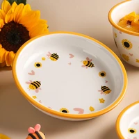 ceramic salad plate tableware cute plates ceramic platos household noodle dishes salad platter fruit plates dinnerware %d0%bf%d0%be%d1%81%d1%83%d0%b4%d0%b0