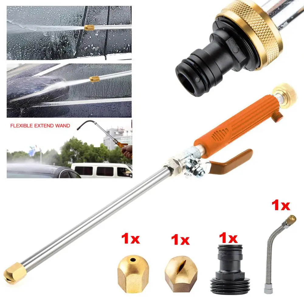 New Car Wash Water Gun High-pressure Spraying Tool Garden Hose High Pressure Power Washer Spray Nozzle Wand | Автомобили и